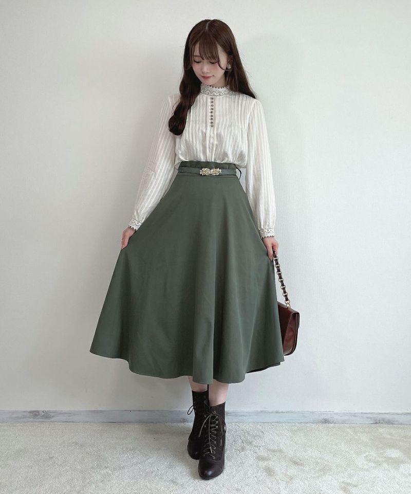 off white x green / 162cm