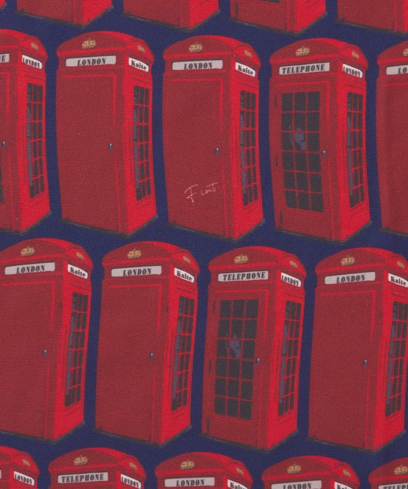 Pattern up (red×navy)