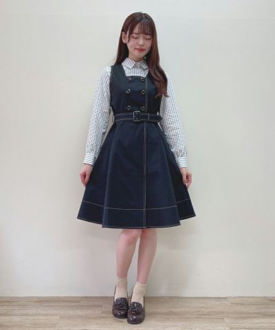off white×black / 166cm / ボウタイを外した場合