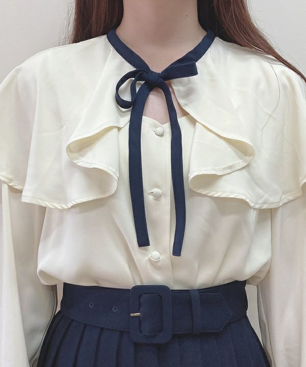 off white x navy / 166cm