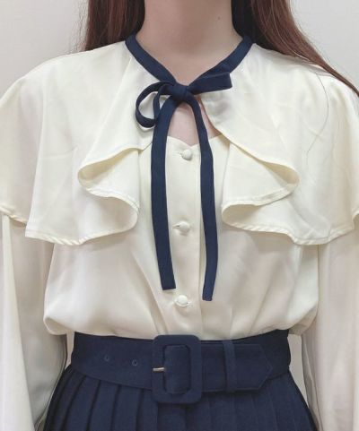 off white x navy / 166cm