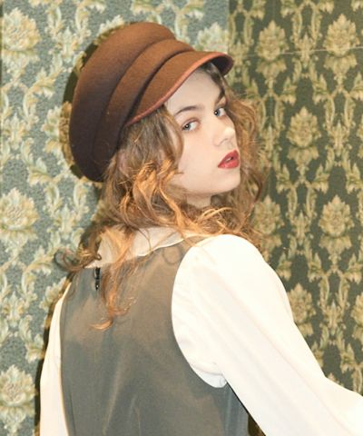 □ Wool newsboy cap/an another angelus [43BB01a002]