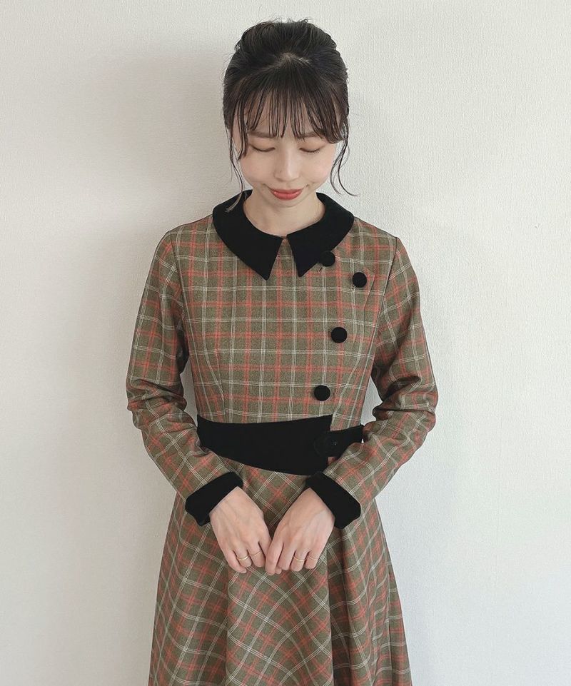 khaki×red / 158cm