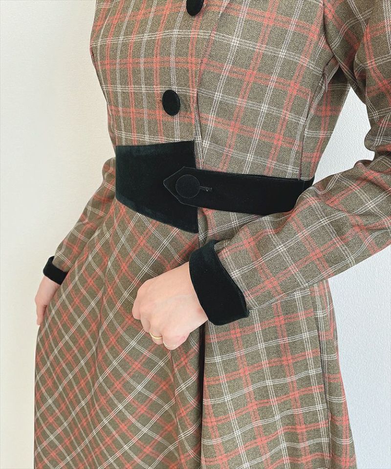 khaki×red / 158cm