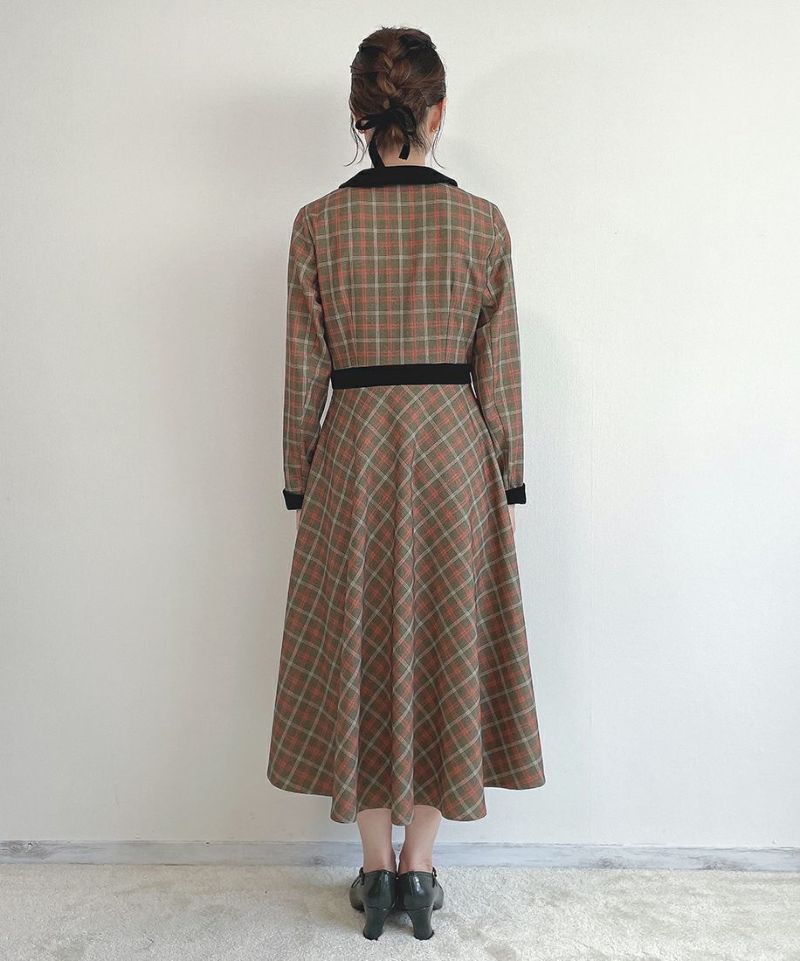 khaki×red / 158cm