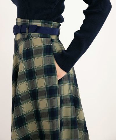 navy×green / 158cm