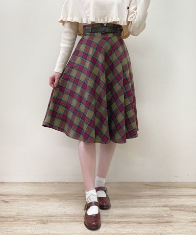 khaki×red / 166cm