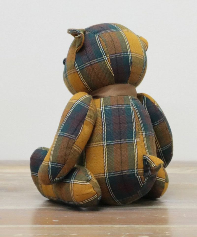 C: Belted High Waist Check Flare Skirt YELLOW×BR 147
