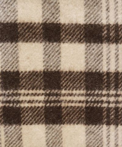 Fabric (brown x white)