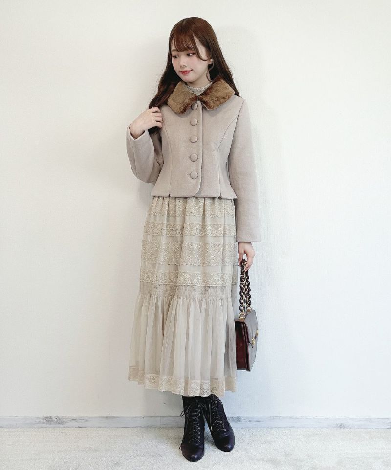 light beige / 162cm