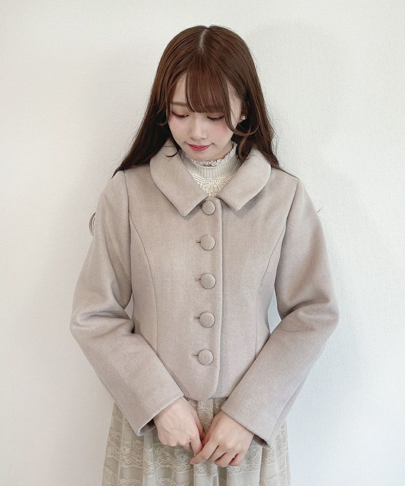 light beige / fur removed