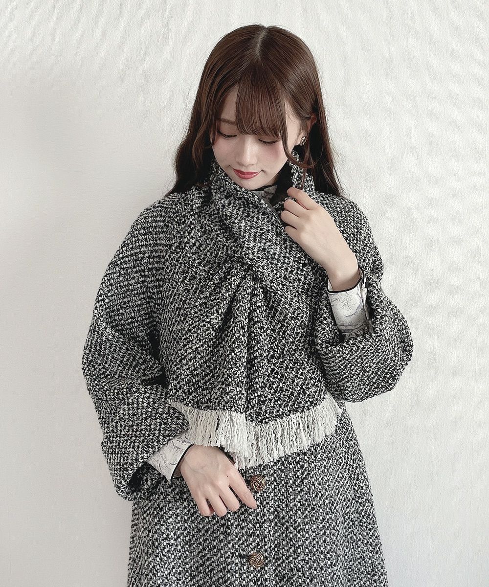 マフラー付きオーバーコート/an another angelus Limited [43DD03j001