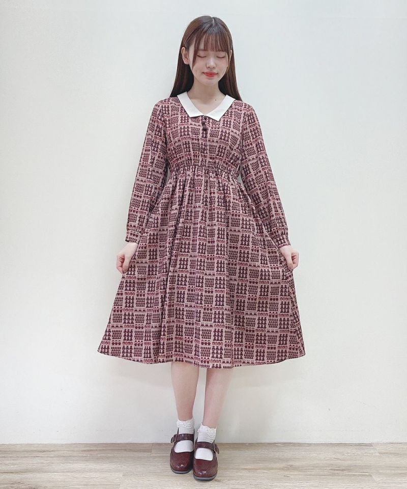 beige×brown / 166cm