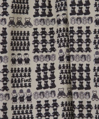 Fabric up (ivory x black)
