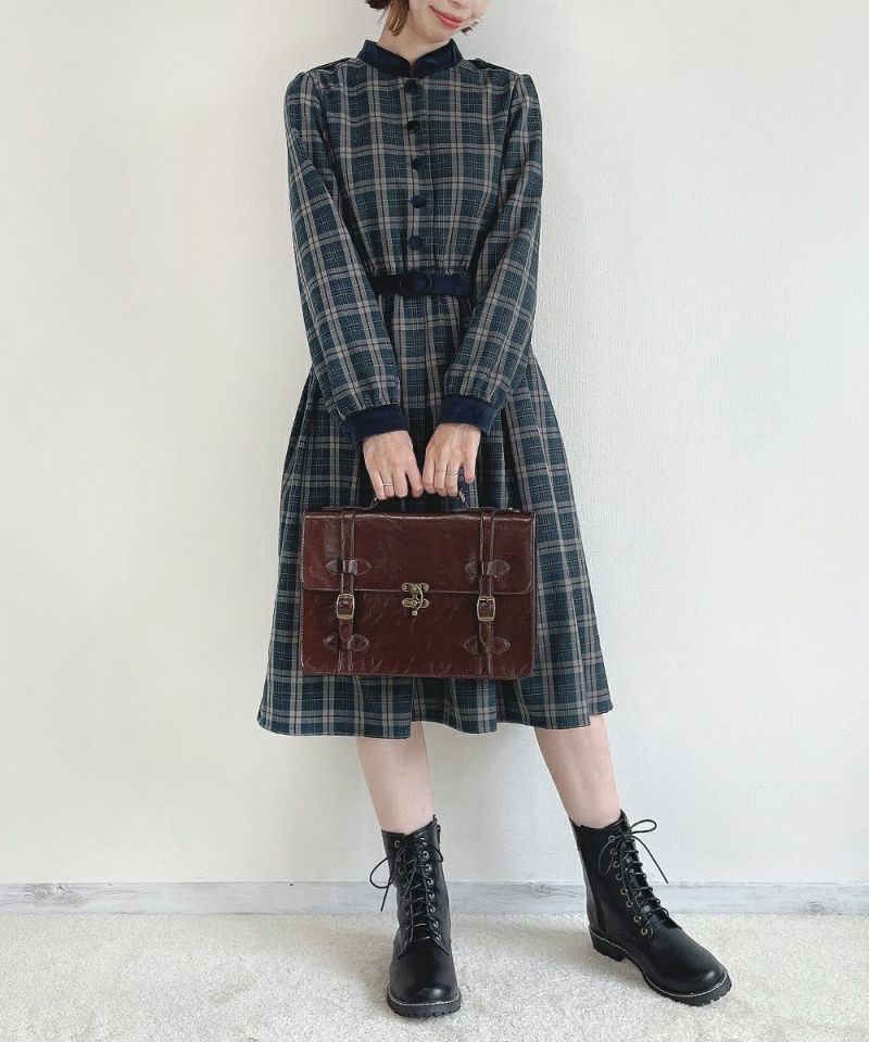 blue green × navy / 158cm