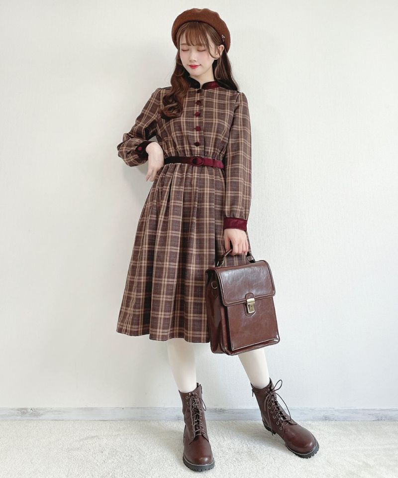 brown×red / 162cm