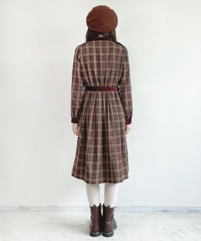 brown×red / 162cm