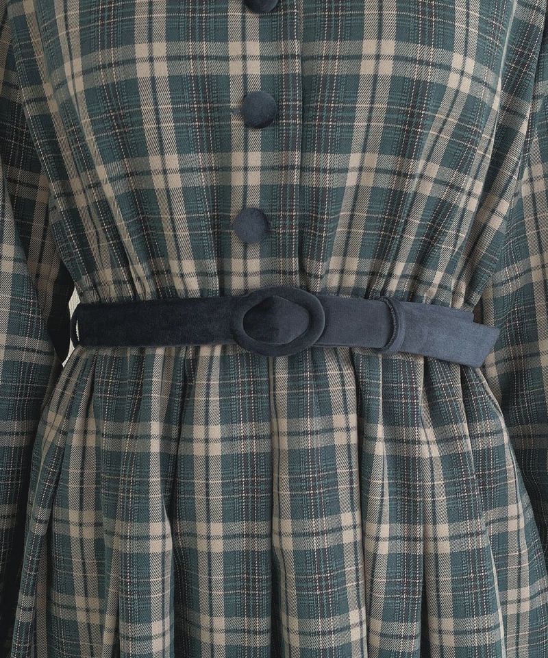 blue green × navy / 158cm