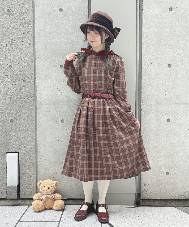 brown×red / 148cm