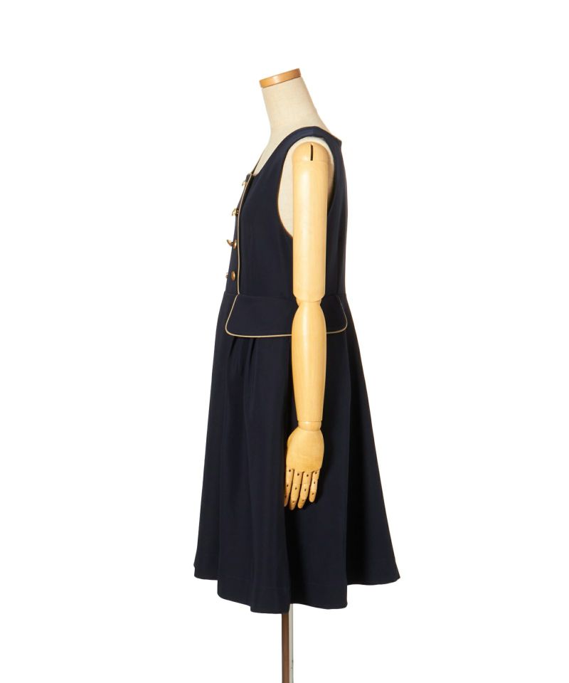 ドアマン風ダブル釦ジャンパースカート/F i.n.t [44AE04f014] | F