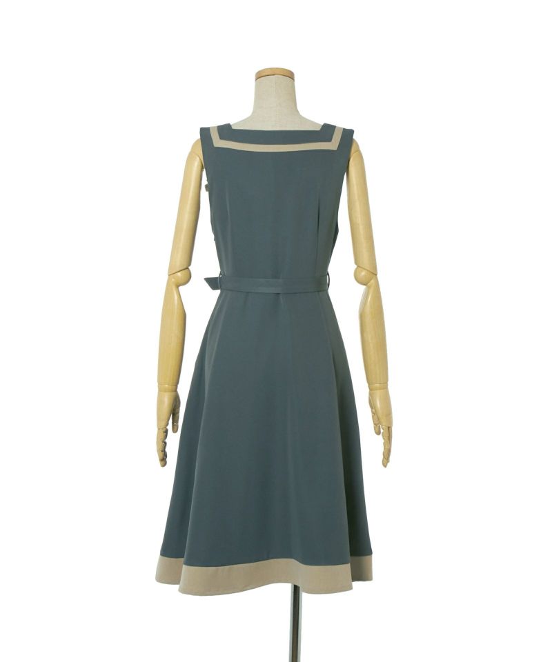 バック (blue green)