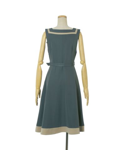 バック (blue green)