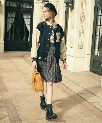 navy×yellow