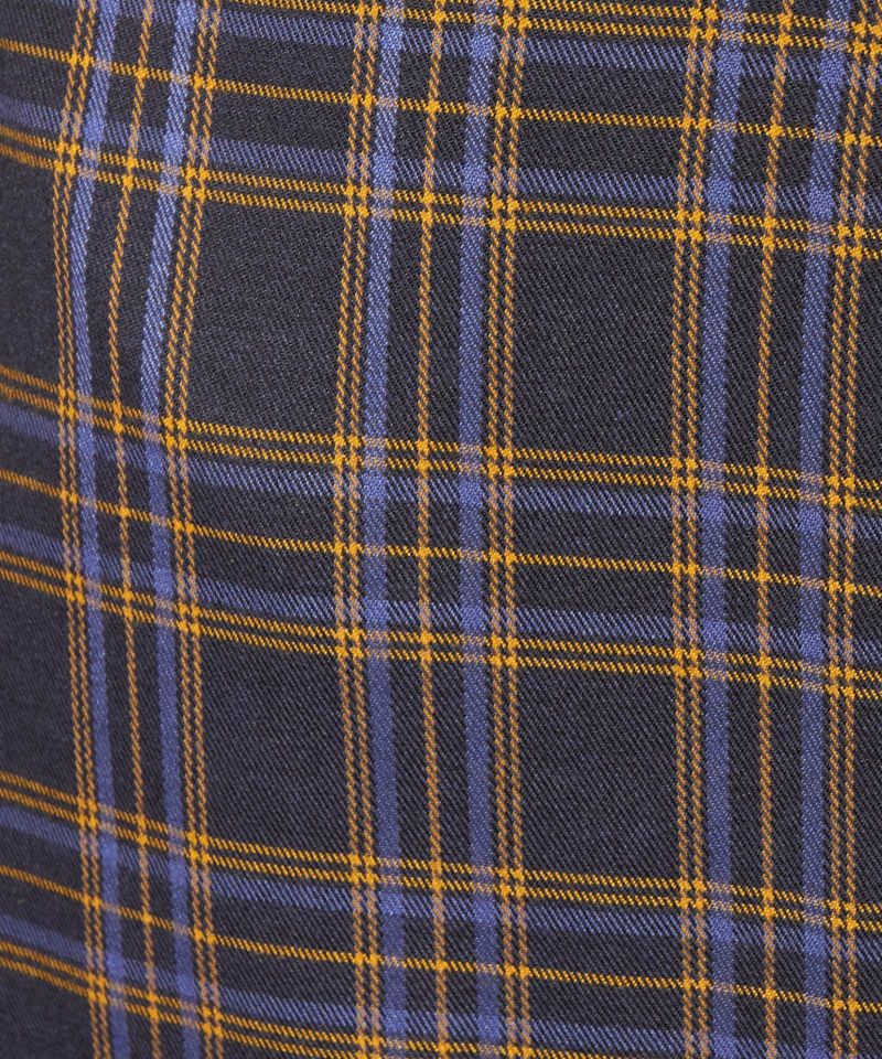 生地アップ (navy×yellow)