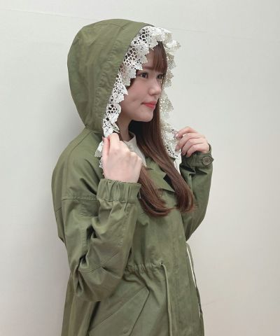 □ Mods coat with lace/F int [43AD03j007]