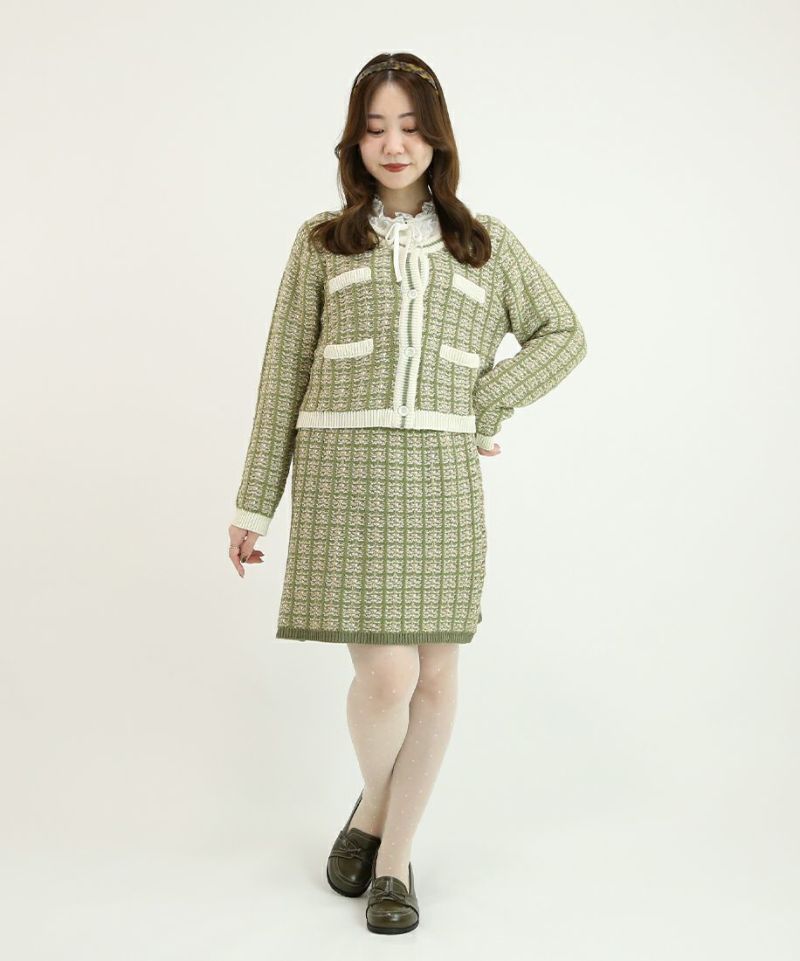 light green×white / 158cm