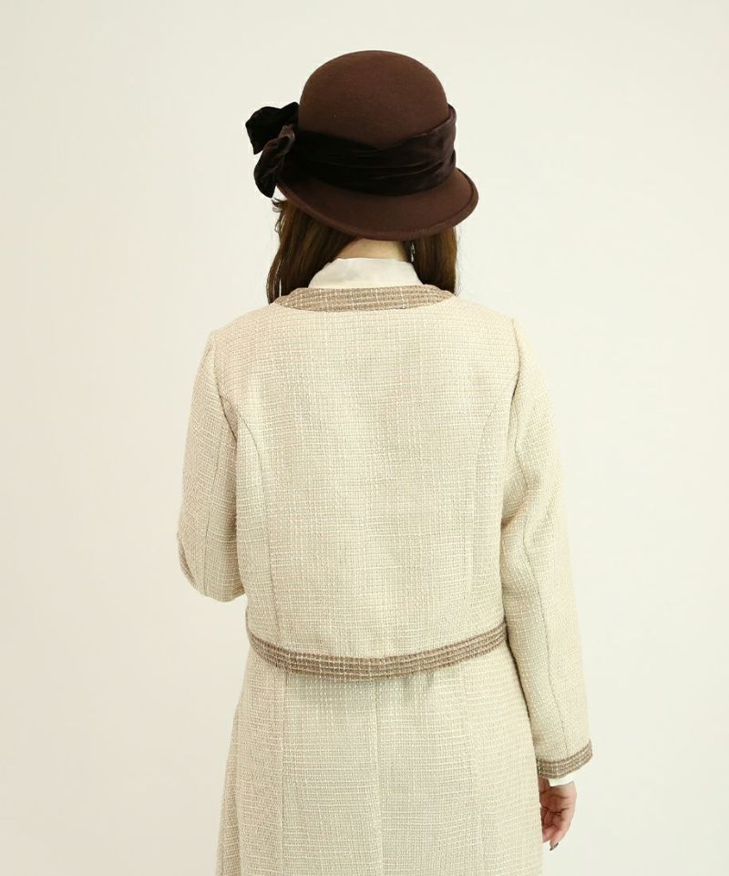 ivory×brown / 153cm