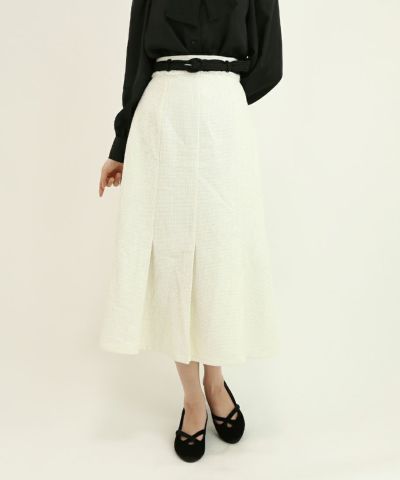 □Fringe tweed skirt/an another angelus [43BG01p005]