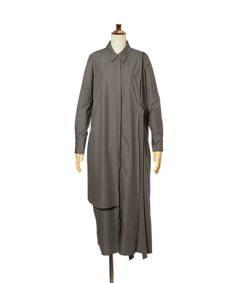 【新品】ALANI the grey レイヤードシャツドレス 定価4万 ALANI the grey