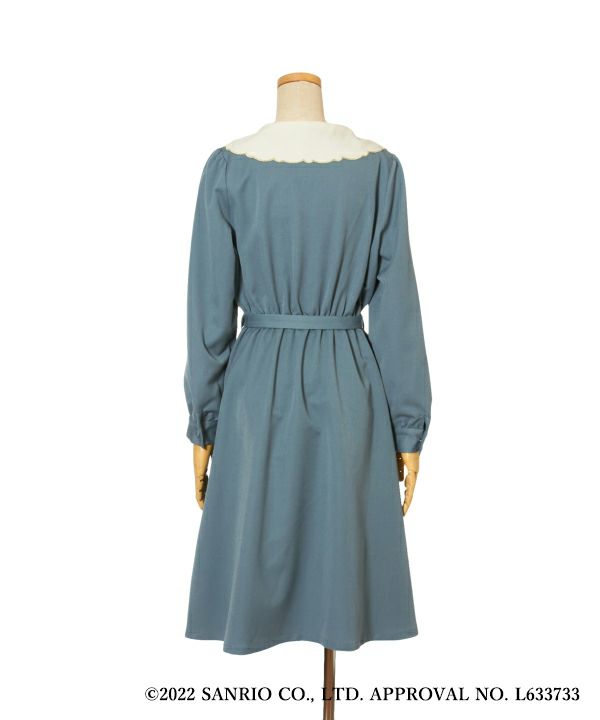 ビッグクレリックカラーワンピース/シナモロール/F i.n.t [43AE02j008