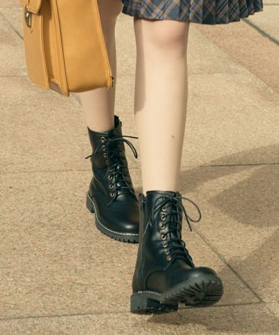 □Lace-up engineer boots/F int [43AA05c006]
