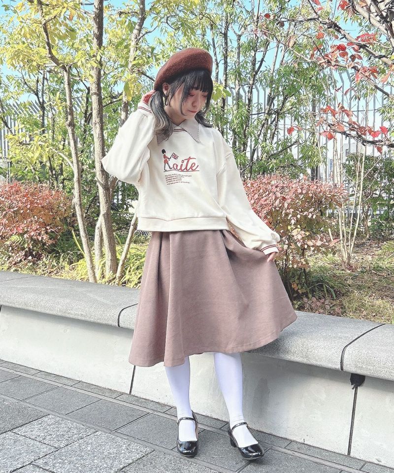 ivory / 148cm / ブラウスとのレイヤード