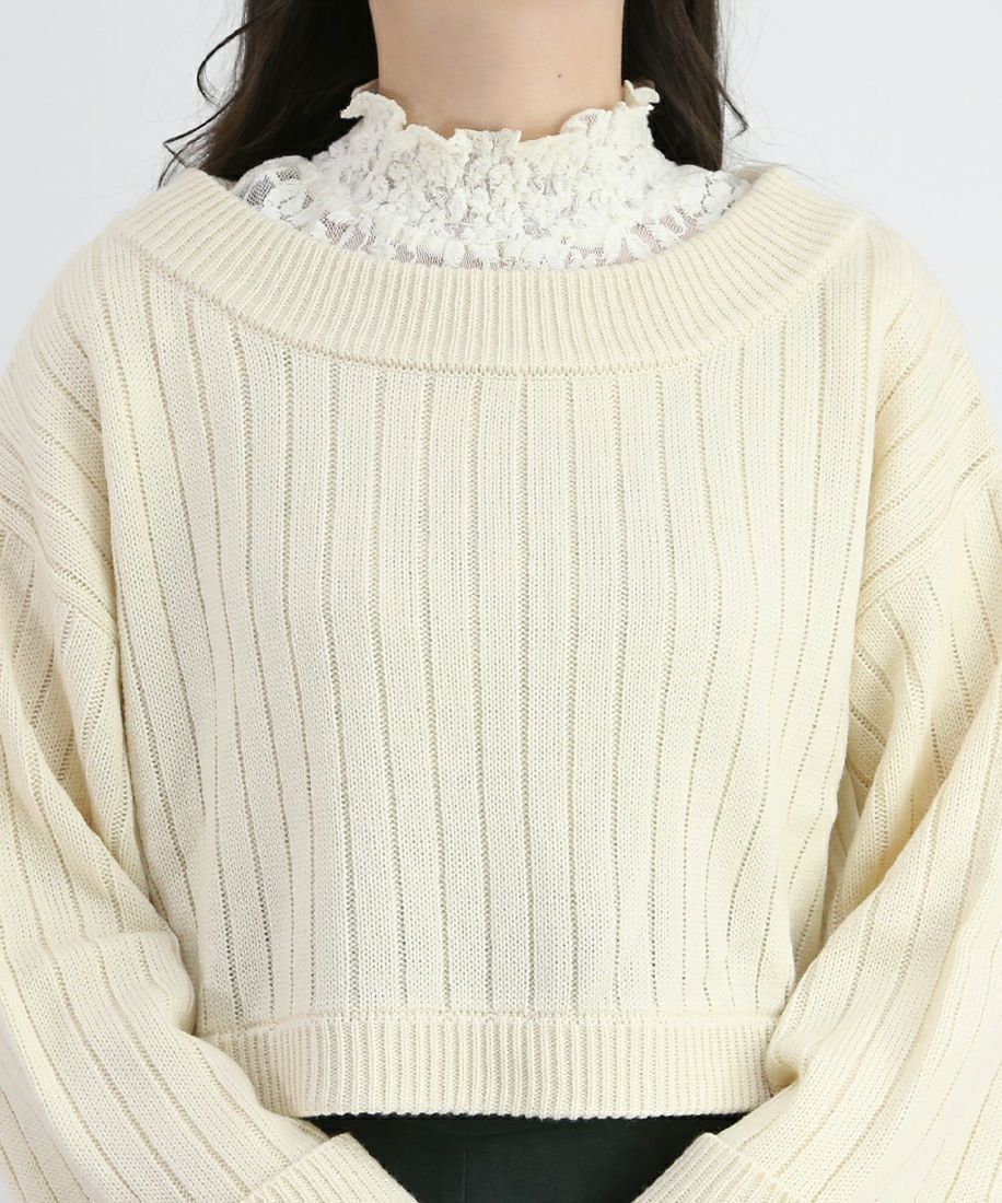 ivory / 162cm / インナーとして着用