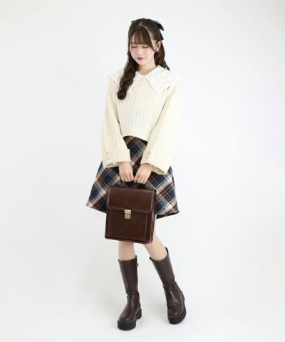 off white / 162cm / ブラウスとのレイヤード