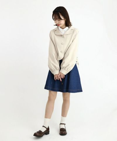 ivory / 158cm / スカート部分を外した場合