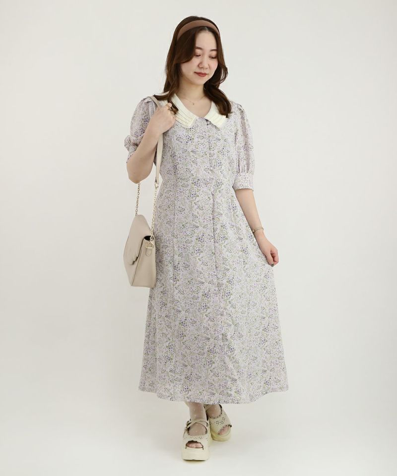 lavender / 153cm (サンプル撮影の為、衿のデザインが製品と異なります)