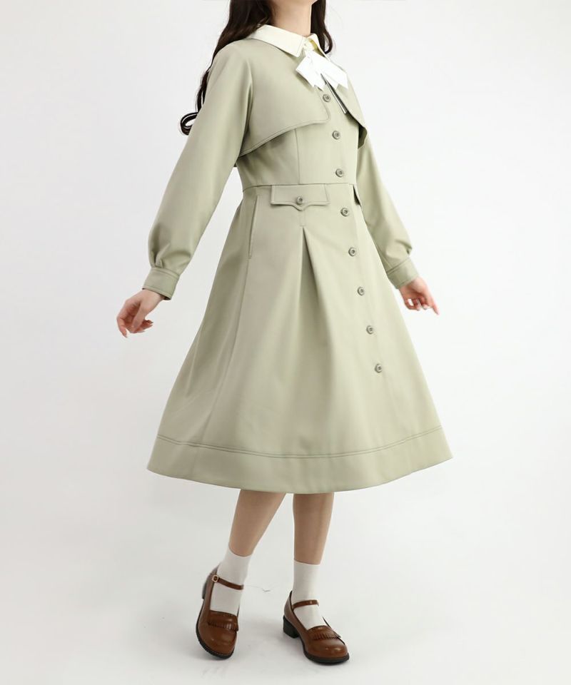 light khaki / 162cm / layered with blouse