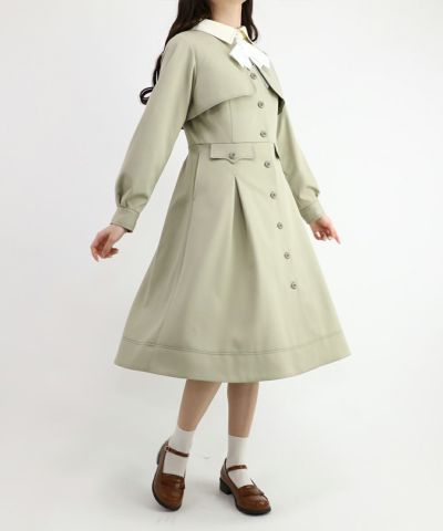 light khaki / 162cm / layered with blouse