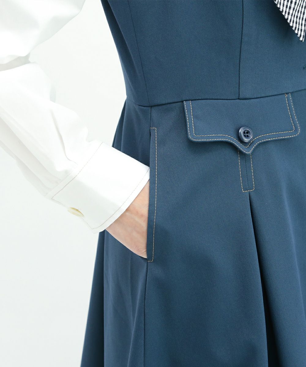 blue green / 158cm / ワンピースのみの着用