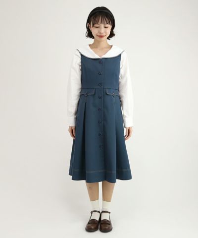 blue green / 158cm / wearing only one piece