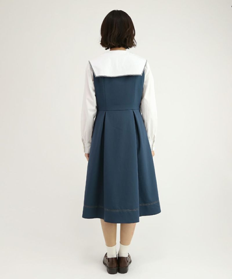 blue green / 158cm / wearing only one piece