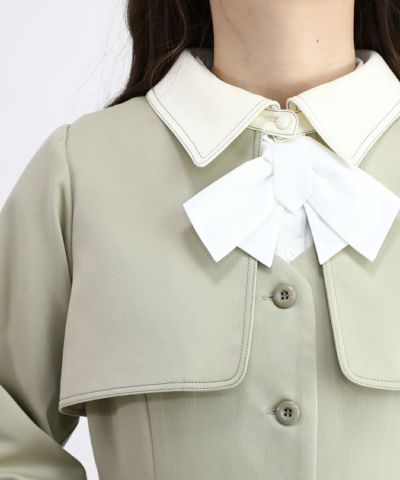 light khaki / 162cm / layered with blouse