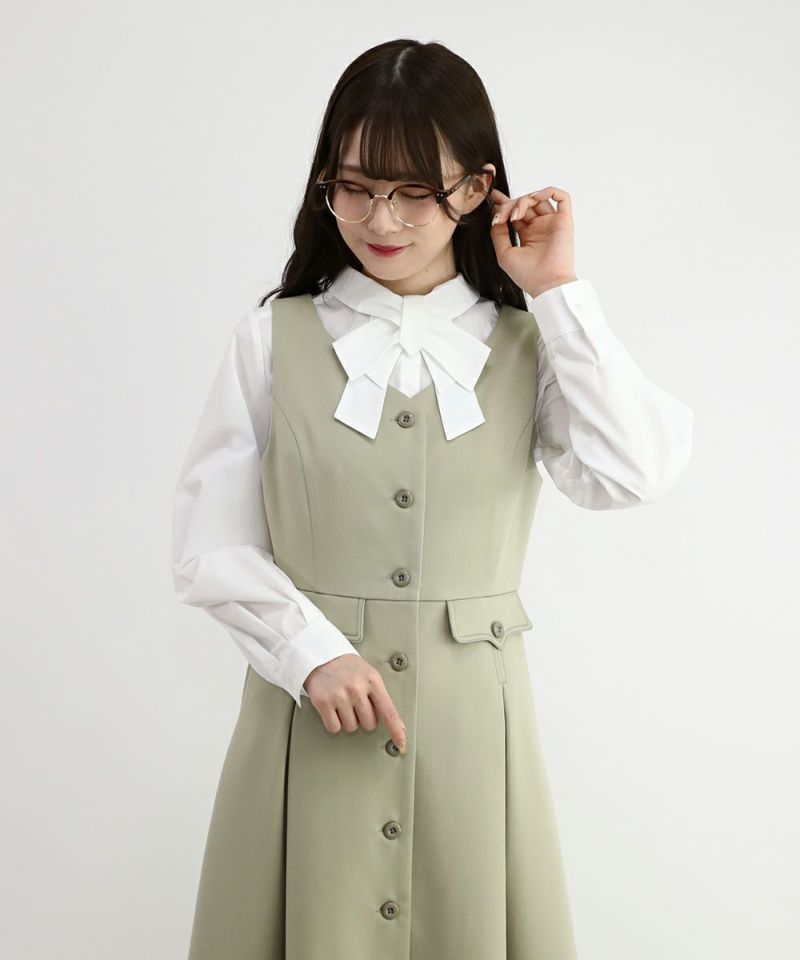 light khaki / 162cm / wearing only one piece
