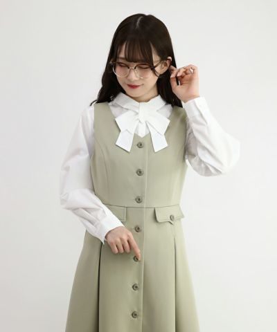 light khaki / 162cm / wearing only one piece