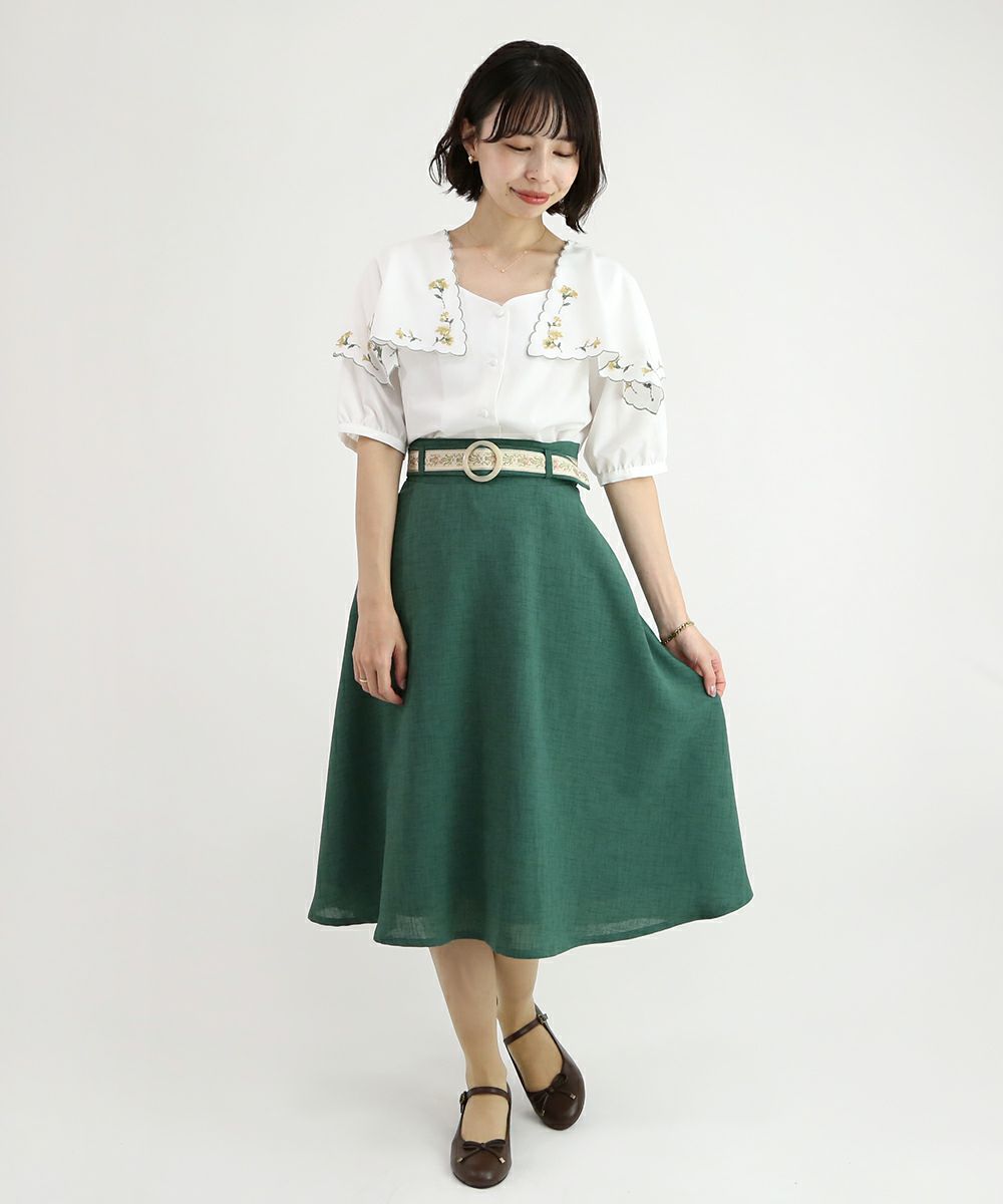 off white×yellow / 158cm