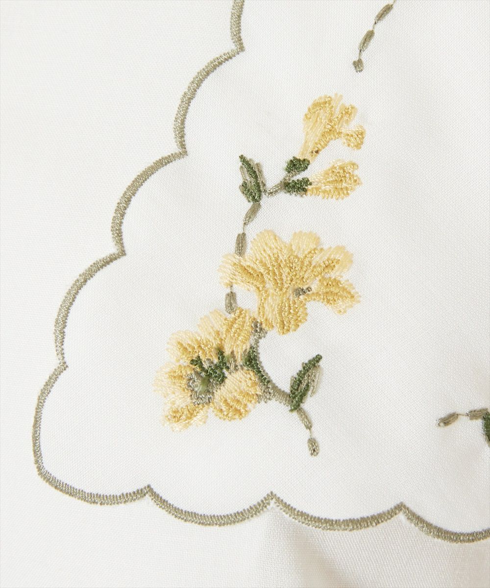 刺繍 (off white×yellow)